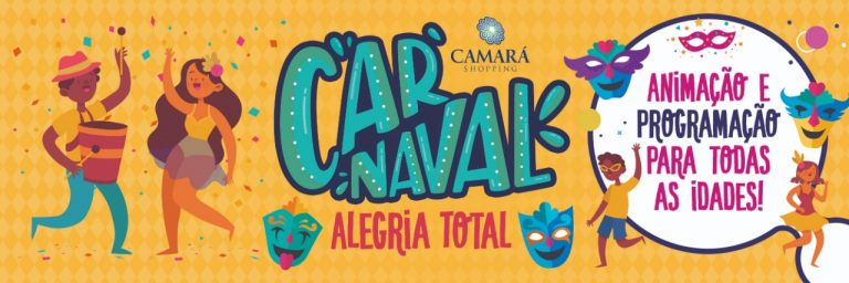 Com programação para todo o mês de fevereiro, o Carnaval do Camará Shopping traz atrações para todas as idades