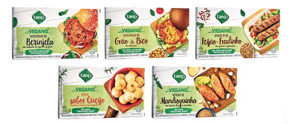 Taeq lança linha vegana de produtos congelados