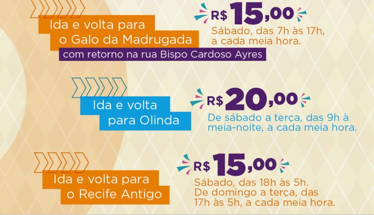 Expresso da Folia sai do Camará Shopping e leva os foliões camaragibenses aos focos da folia em Recife e Olinda