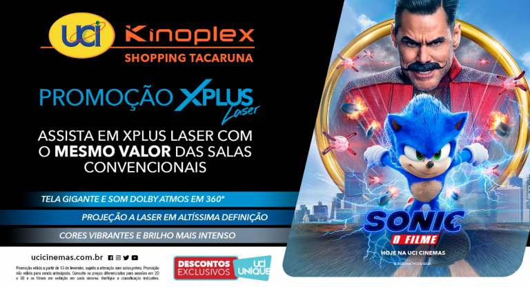 No UCI Kinoplex Shopping Tacaruna, público pode conferir lançamentos em XPLUS pelo mesmo preço das salas convencionais