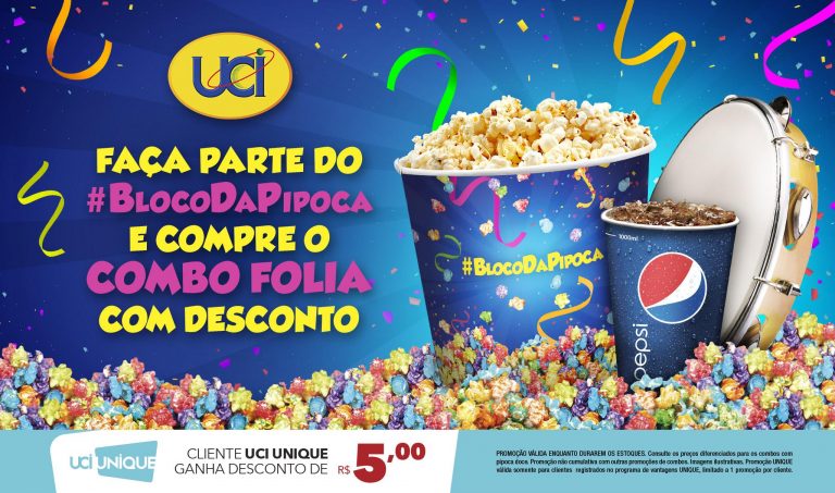 Carnaval invade os cinemas UCI Kinoplex em Recife
