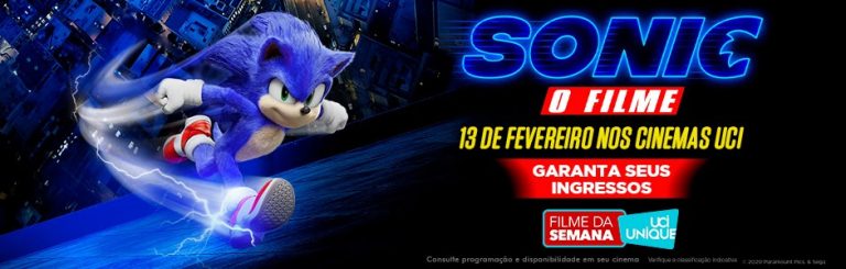 “Sonic: O Filme” estreia nas salas especiais XPLUS e 4DX da UCI Cinemas