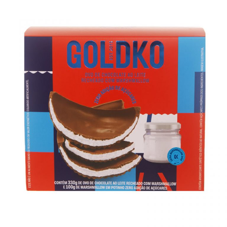 Ovo de Páscoa GoldKo com marshmallow zero açúcar: pra comer sem culpa!