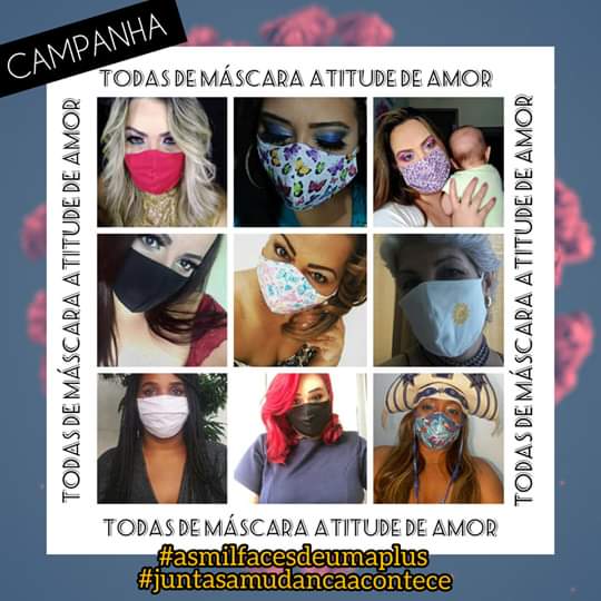 Campanha de conscientização ao uso da máscara
