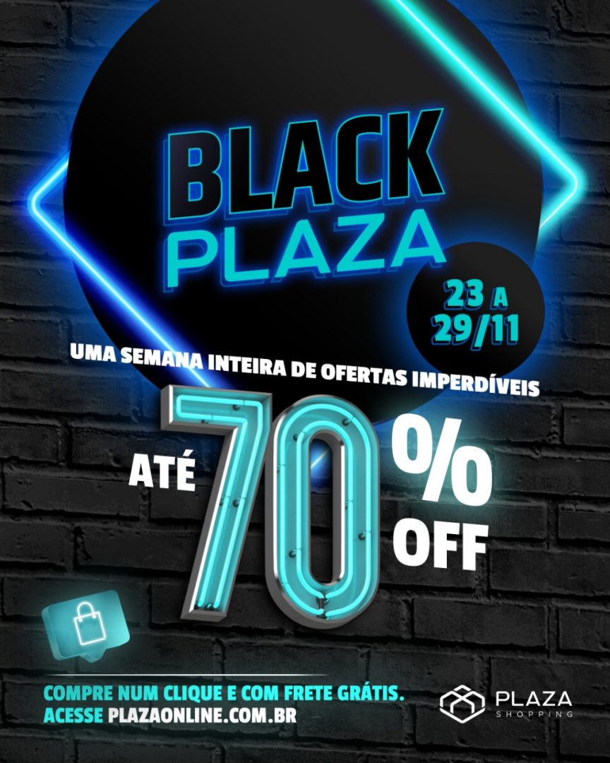 Plaza Shopping prepara Black Plaza com até 70% de desconto
