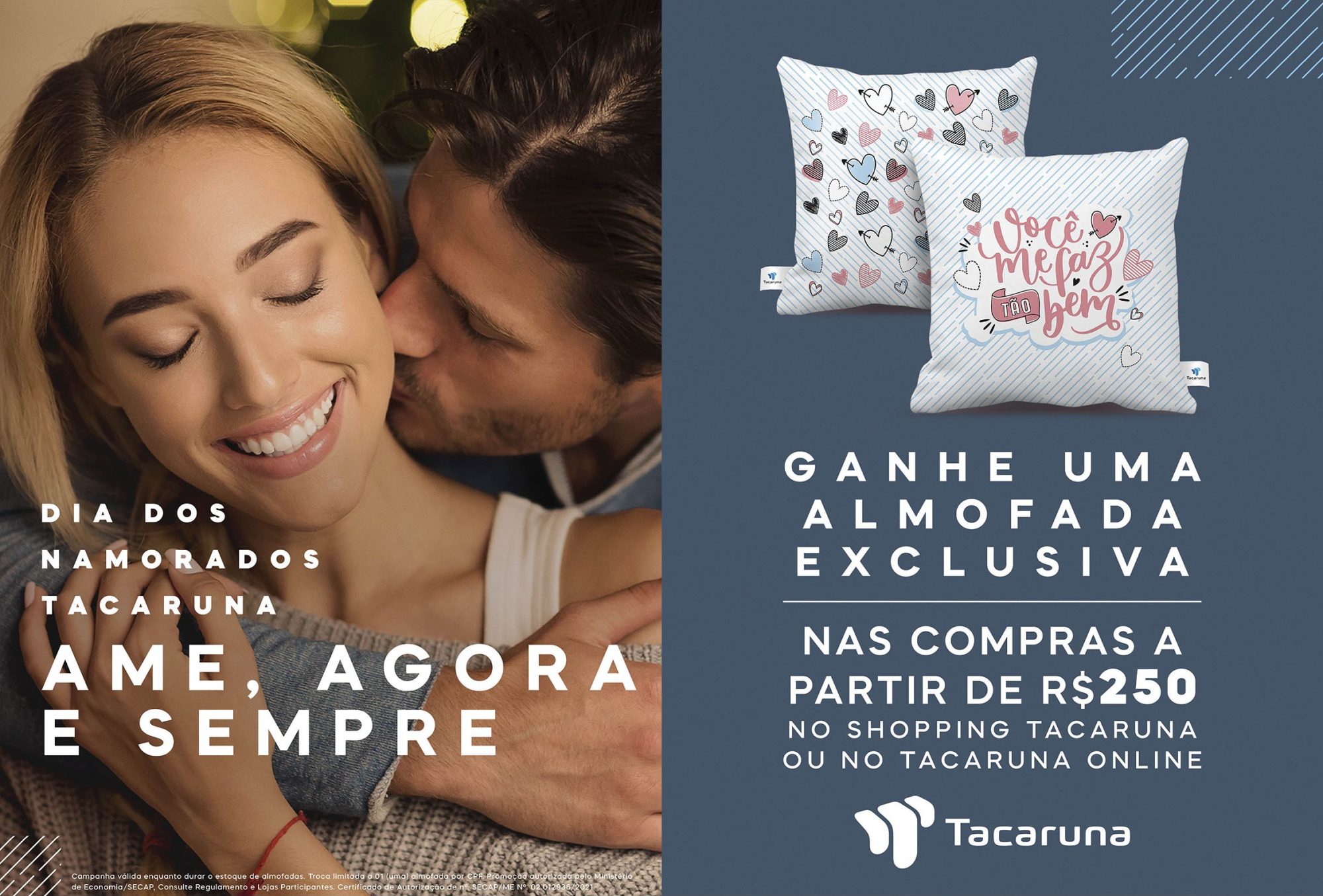 Dia dos Namorados é comemorado com promoção compre e ganhe no Shopping Tacaruna