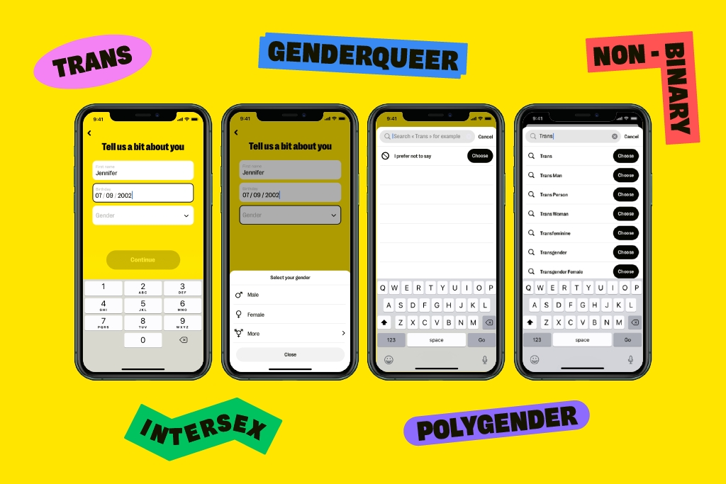App da Diversidade: Yubo oferece 35 gêneros e 50 pronomes em vários idiomas para criar uma experiência de usuário mais inclusiva