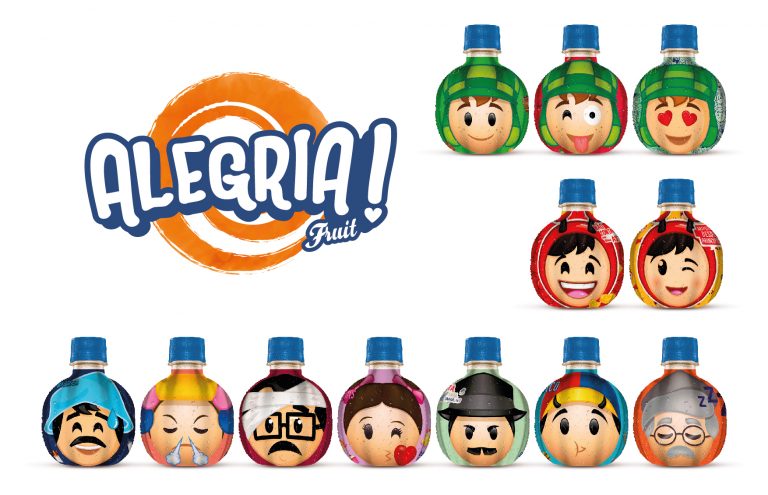 Alegria Fruit traz 12 embalagens colecionáveis com os personagens da série que fez parte da vida das famílias brasileiras