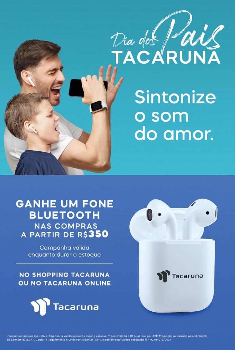 Shopping Tacaruna comemora Dia dos Pais com promoção compre e ganhe