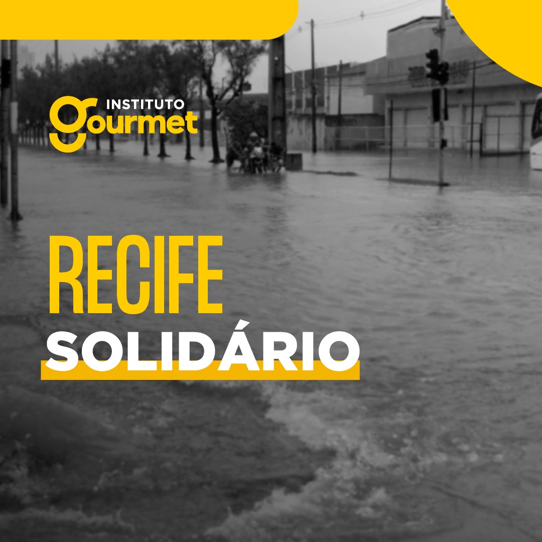 Instituto Gourmet de Recife doará 400 marmitas para as vítimas das fortes chuvas na cidade