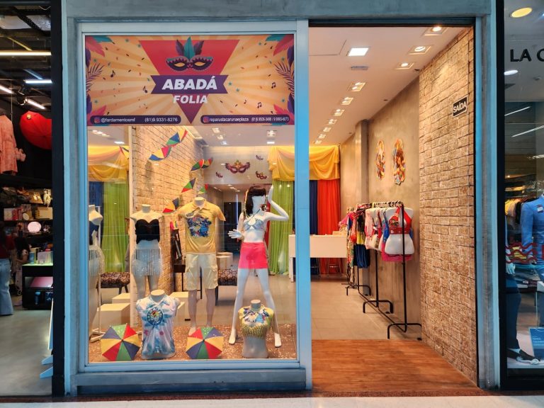 Loja pop up de customização de abadás abre as portas no Shopping Tacaruna