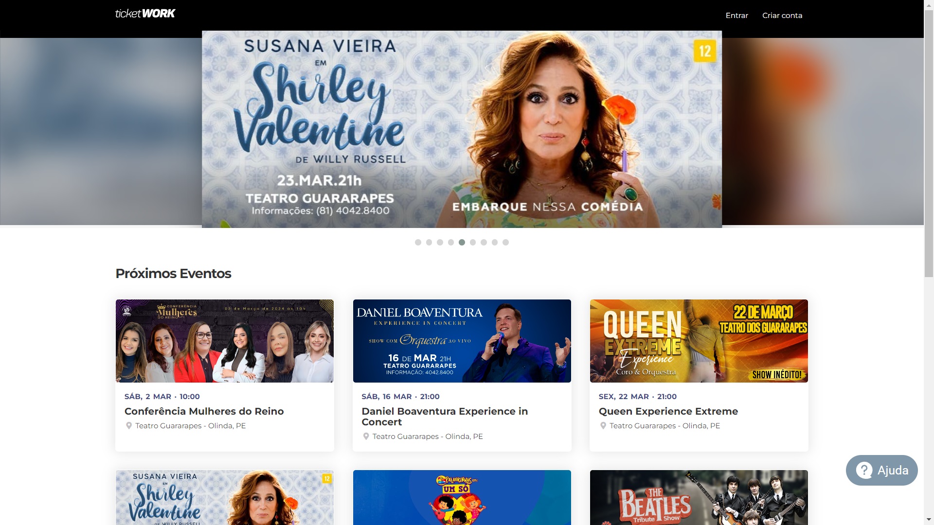 Teatro Guararapes dispõe de novo canal de venda online