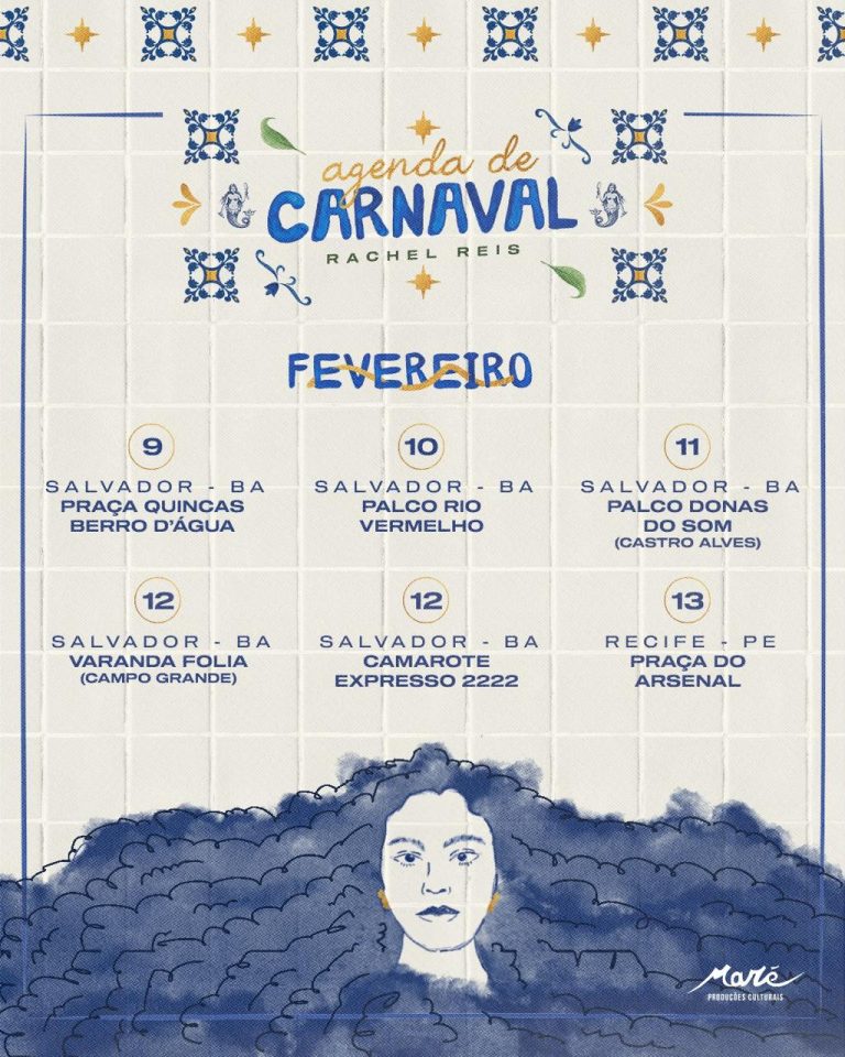 Rachel Reis agita Carnaval de Salvador e Recife