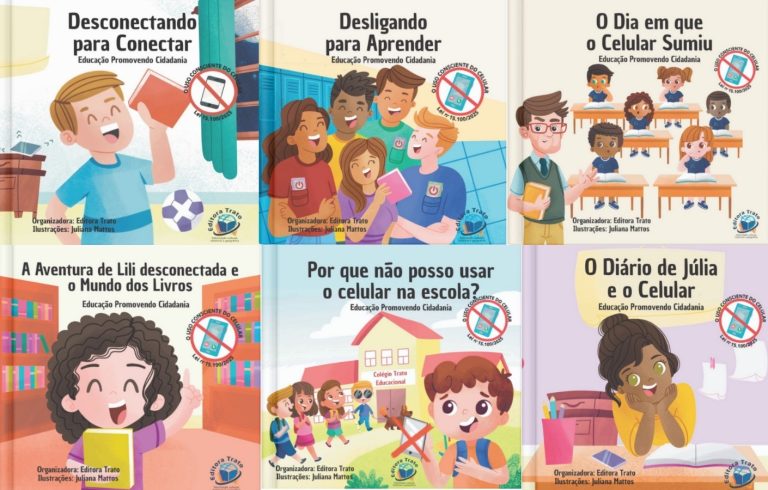 Editora Trato Lança Coleção para Uso Consciente de Celulares em Escolas