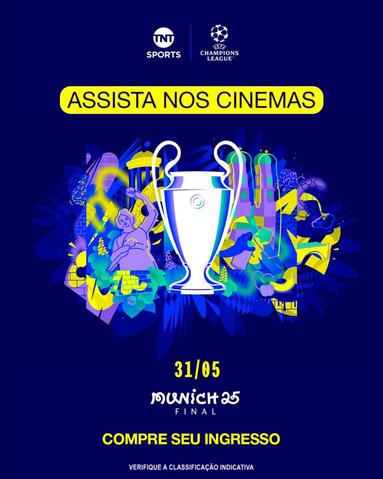 Final da UEFA Champions League 2024/25 será transmitida nos cinemas de todo país