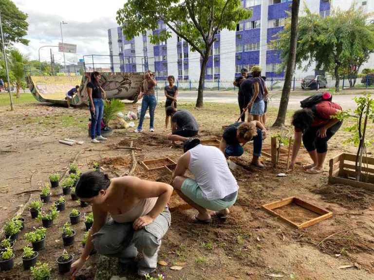 Alunos finalizam projeto de urbanismo na Lagoa do Araçá