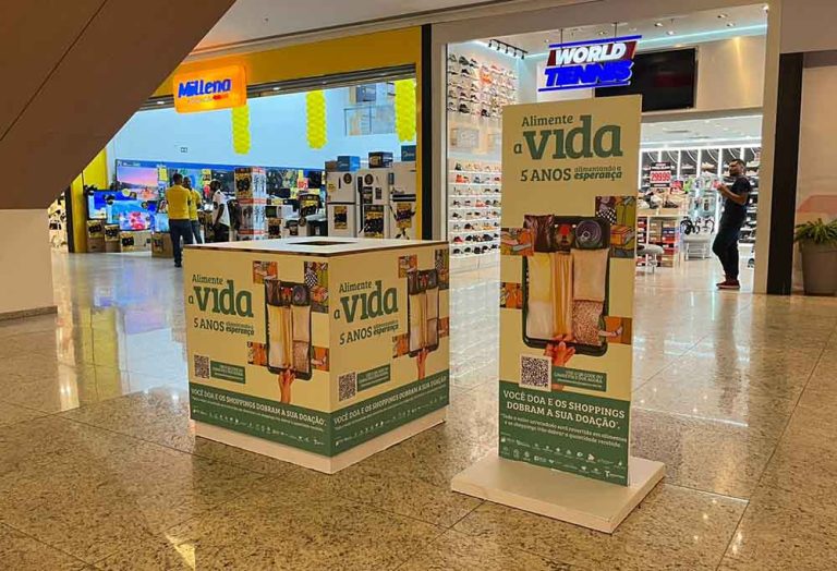 Shopping Patteo Olinda recebe ponto de arrecadação de doações para campanha Alimente a Vida
